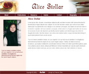personal web page screen shot